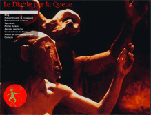 Tablet Screenshot of lediableparlaqueue.com